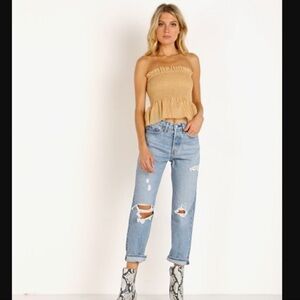 Levi's Wedgie Straight Jeans Authentically Yours
Light Wash